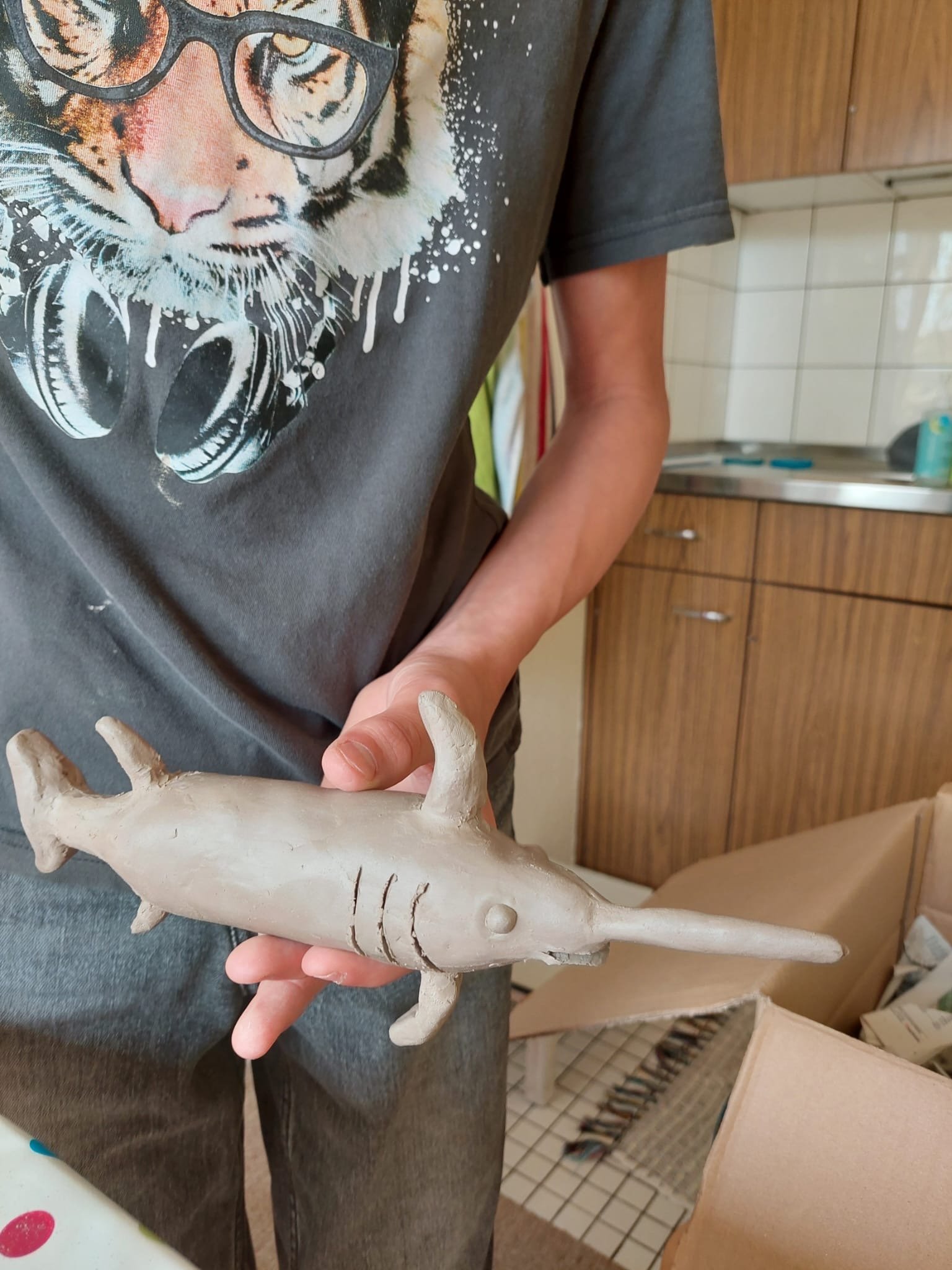 Modellieren mit Tonerde