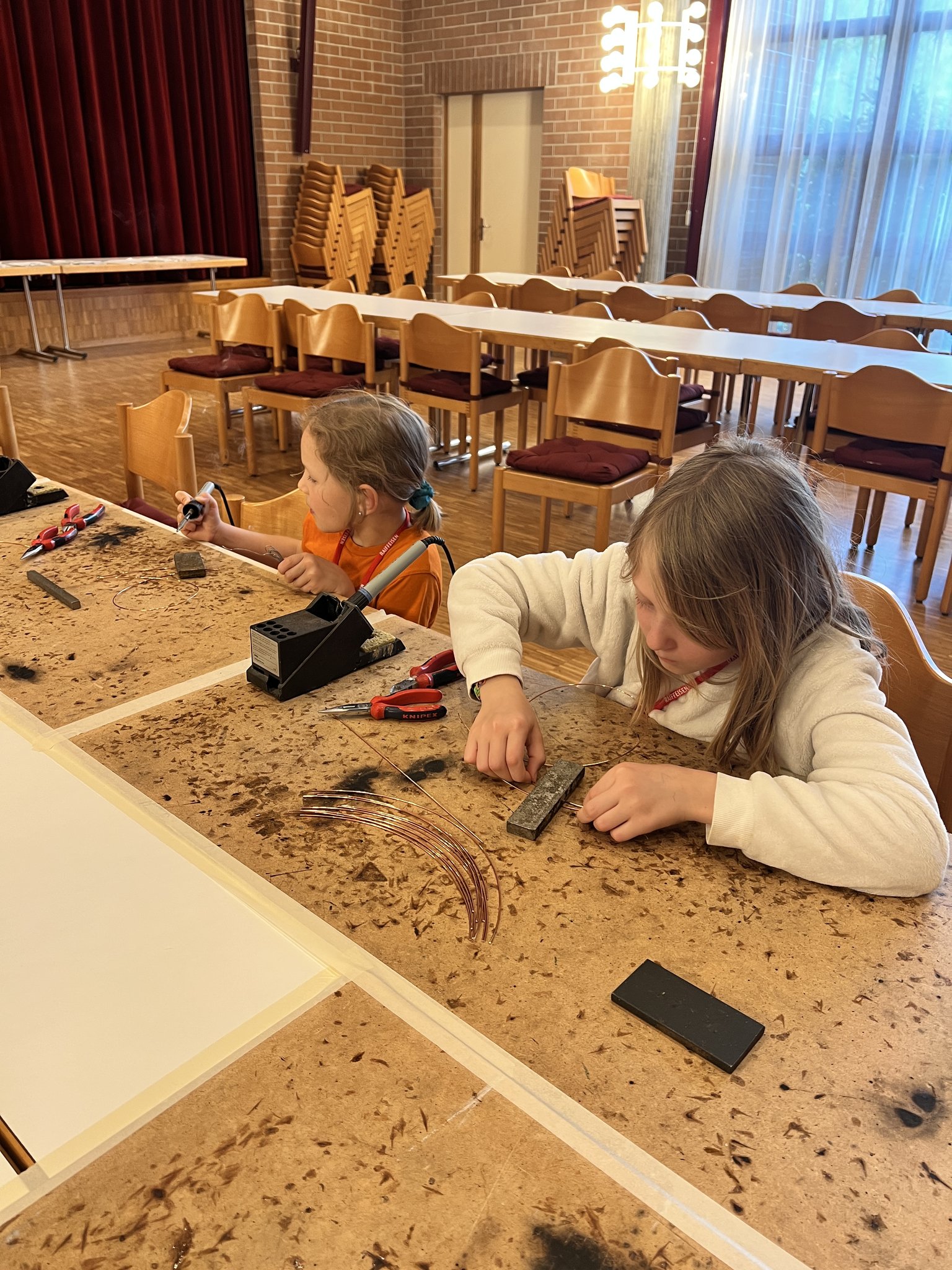 Kunstwerke aus Draht löten